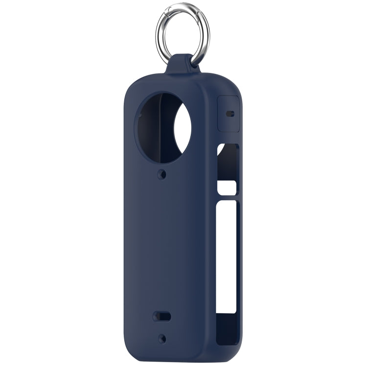 For Insta 360 X4 Portable Silicone Protective Case(Midnight Blue) by buy2fix
