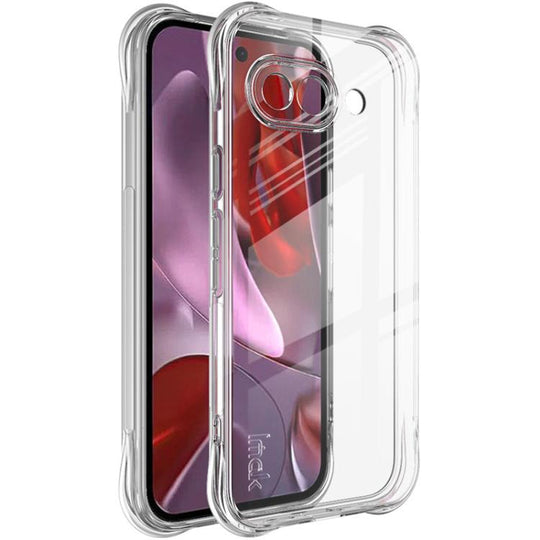 For Google Pixel 9a imak Shockproof Airbag TPU Phone Case(Transparent)