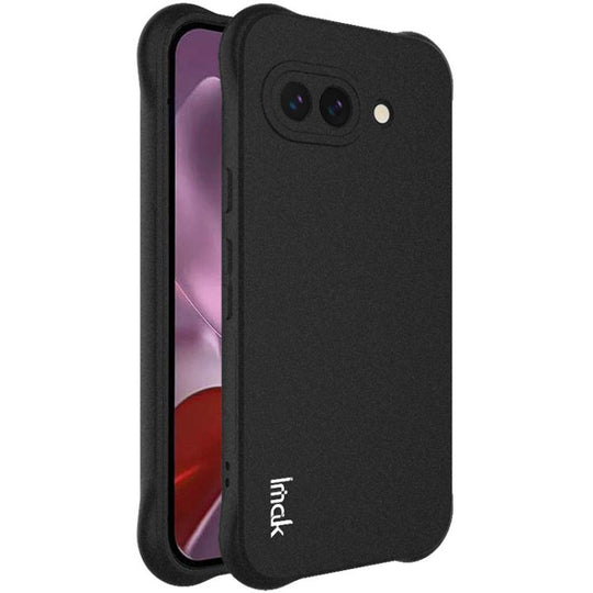 For Google Pixel 9a imak Shockproof Airbag TPU Phone Case(Matte Black)