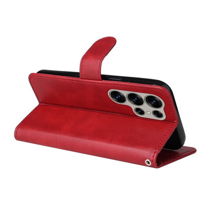 For Samsung Galaxy S25 Ultra 5G Classic Calf Texture Flip Leather Phone Case(Red) by buy2fix