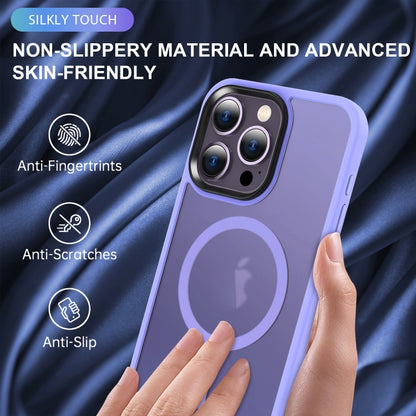 For iPhone 11 MagSafe Magnetic Skin Feel Frosted Phone Case(Light Purple) by buy2fix