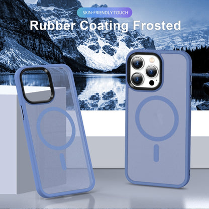 For iPhone 13 MagSafe Magnetic Skin Feel Frosted Phone Case(Light Blue) by buy2fix