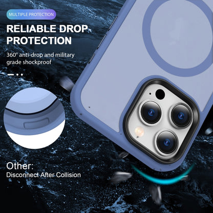 For iPhone 13 MagSafe Magnetic Skin Feel Frosted Phone Case(Light Blue) by buy2fix