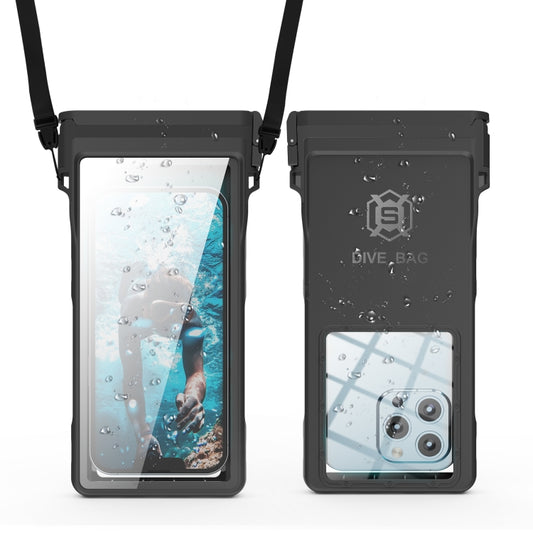 RedPepper 15m Depth Waterproof Phone Diving Pouch with Suction Cup(Black) - Waterproof Bag by RedPepper | Online Shopping UK | buy2fix