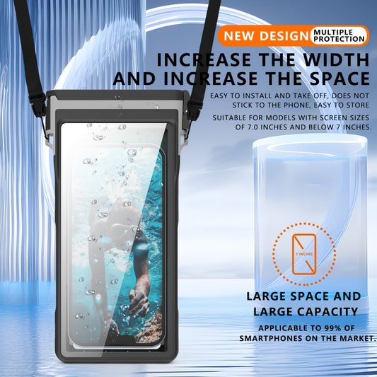 RedPepper 15m Depth Waterproof Phone Diving Pouch with Suction Cup(Black) - Waterproof Bag by RedPepper | Online Shopping UK | buy2fix