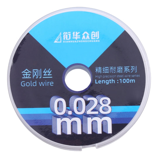 0.028mm x 100m Curved LCD Screen Separation Diamond Wire