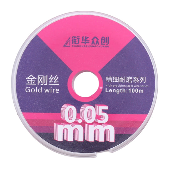 0.05mm x 100m Curved LCD Screen Separation Diamond Wire