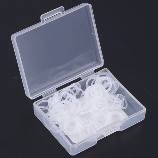 For iPhone X-17 Pro Max Rear Camera Waterproof Rubber Ring(White)