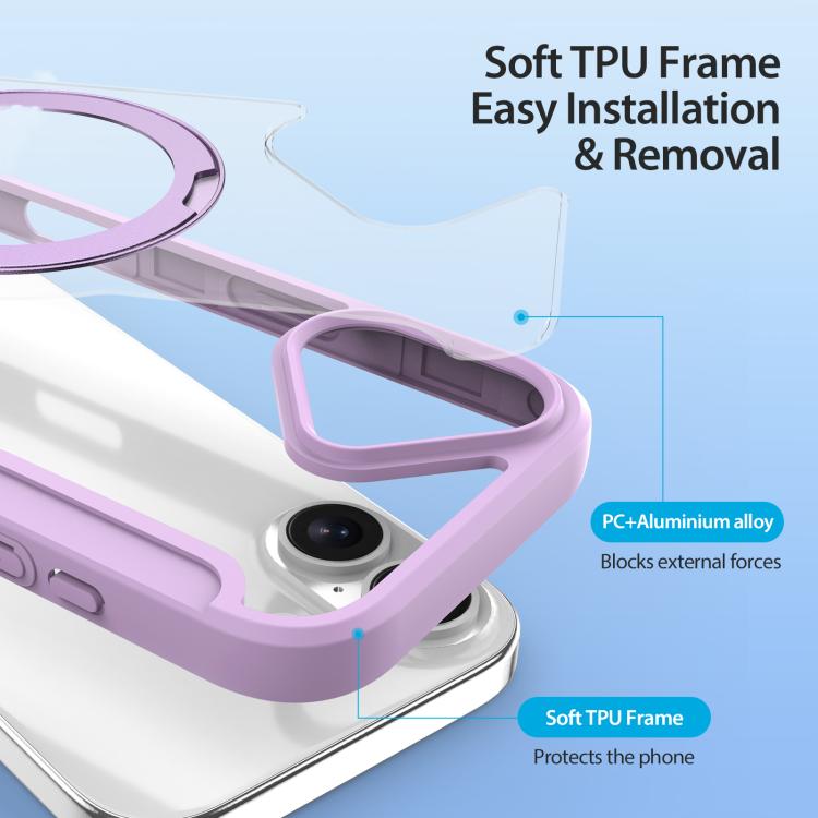 For iPhone 17 DUX DUCIS Skin X Pro Series MagSafe Ring Holder Leather Phone Case(Purple) - iPhone 17 Cases by DUX DUCIS | Online Shopping UK | buy2fix