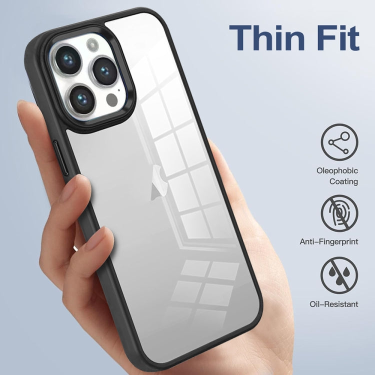 For iPhone 11 Pro Max Colorful Armor Transparent Phone Case(Purple) by buy2fix