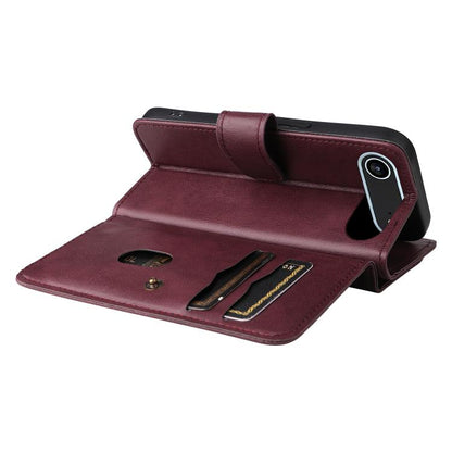 For iPhone Air Multi-Function Wallet 10 Card Slots Leather Phone Case(Claret) - iPhone Air Cases by buy2fix | Online Shopping UK | buy2fix