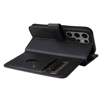 For Samsung Galaxy S25 Ultra 5G Multi-Function Wallet 10 Card Slots Leather Phone Case(Black) by buy2fix