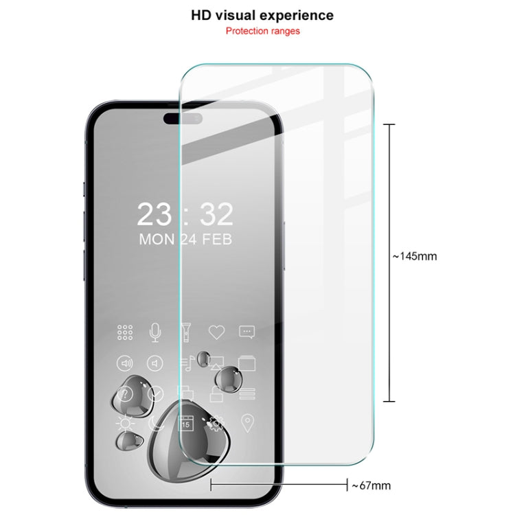 For iPhone 16 Pro imak H Series Tempered Glass Film by imak
