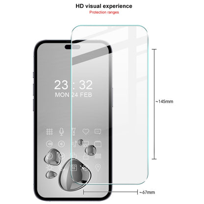 For iPhone 16 Pro imak H Series Tempered Glass Film by imak