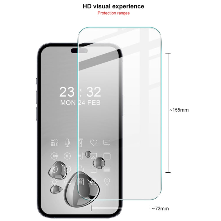For iPhone 16 Plus imak H Series Tempered Glass Film - iPhone 16 Plus Tempered Glass by imak | Online Shopping UK | buy2fix