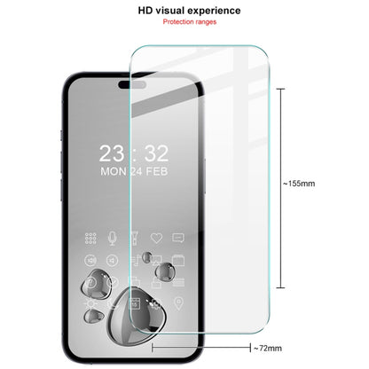 For iPhone 16 Plus imak H Series Tempered Glass Film - iPhone 16 Plus Tempered Glass by imak | Online Shopping UK | buy2fix