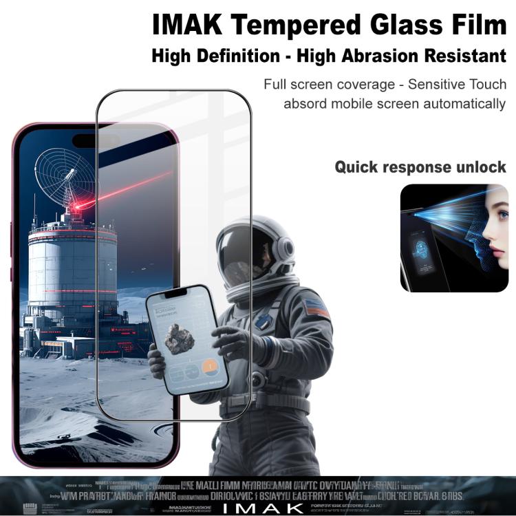 For iPhone 17 / 17 Pro imak 9H Surface Hardness Full Screen Tempered Glass Film Pro+ Series - iPhone 17 Pro Tempered Glass by imak | Online Shopping UK | buy2fix