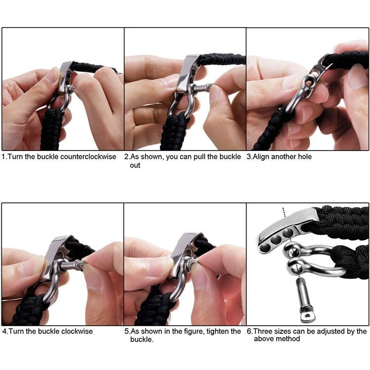 For Apple Watch Ultra 49mm&Watch Ultra 2 49mm / Series 9&8&7 45mm / SE 3&SE 2&6&SE&5&4 44mm / 3&2&1 42mm Umbrella Cord Nylon Braided Watch Band(Red) by buy2fix