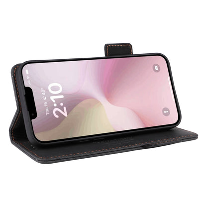 For iPhone SE 2024 Magnetic Clasp Leather Phone Case(Black) - iPhone 16e Cases by buy2fix | Online Shopping UK | buy2fix