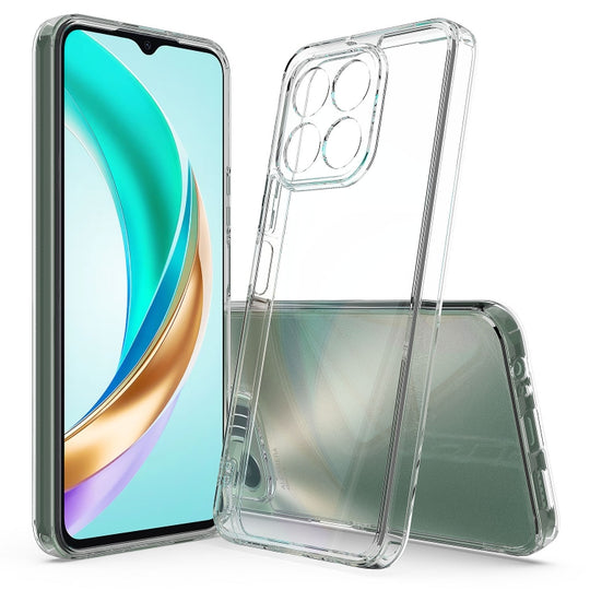 For Honor X6b 4G Scratchproof Acrylic TPU Phone Case(Transparent)