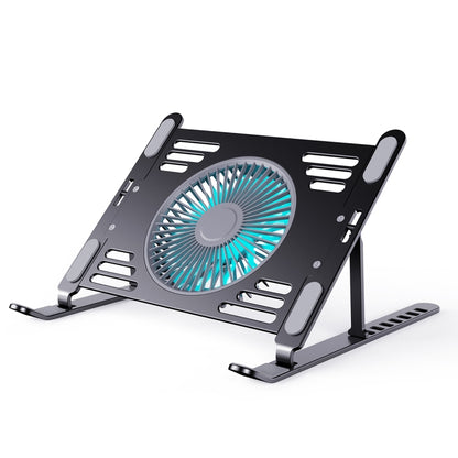 R- JUST HZ44 Aluminum Alloy Laptop Cooling Stand(Black) by R-JUST