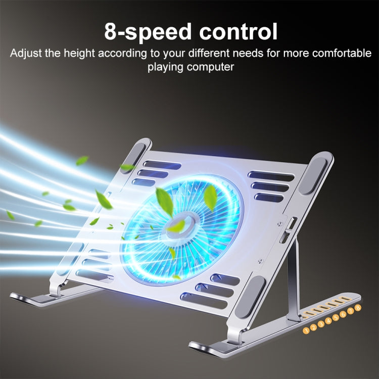 R- JUST HZ44 Aluminum Alloy Laptop Cooling Stand(Black) by R-JUST