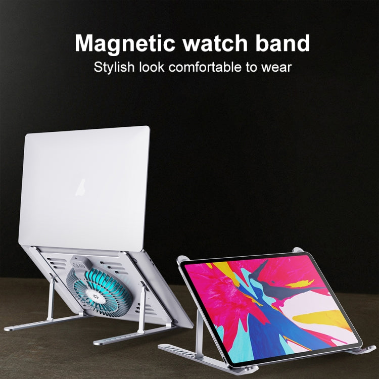 R- JUST HZ44 Aluminum Alloy Laptop Cooling Stand(Black) by R-JUST