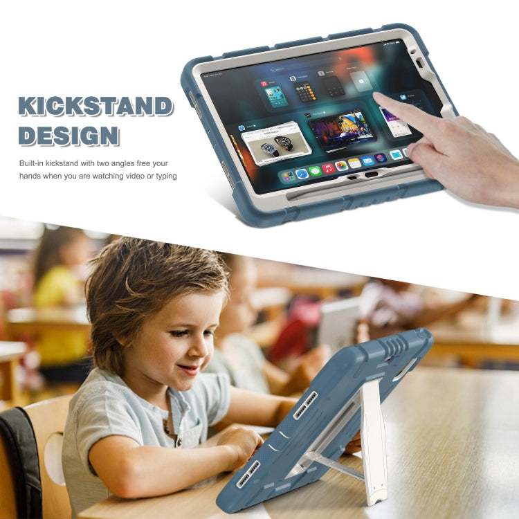 For iPad Air 11 2025 / 2024 3-Layer Silicone Hybrid PC Tablet Case(Cornflower Blue) - iPad Air 11 2025 / 2024 Cases by buy2fix | Online Shopping UK | buy2fix
