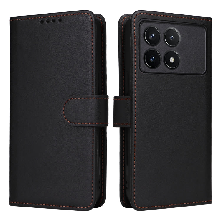 For Redmi K70 / K70 Pro BETOPNICE BN-005 2 in 1 Detachable Imitate Genuine Leather Phone Case(Black) by BETOPNICE