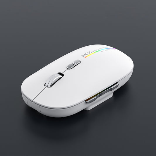 iMICE G901 Bluetooth Dual Mode 7-Button Silent Wireless Gaming Mouse(White) - Wireless Mice by iMICE | Online Shopping UK | buy2fix