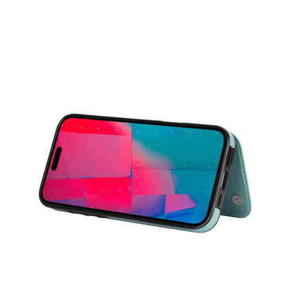 For iPhone 16 Pro Max Double Buckle Butterfly Embossing PU Phone Case(Green) by buy2fix