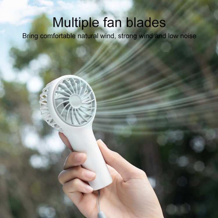 N605 Handheld Type-C Charging Portable Small Fan(White) by buy2fix