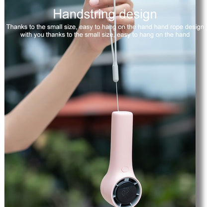 N606 Pro HD Digital Display Mini Handheld Fan(Pink) by buy2fix