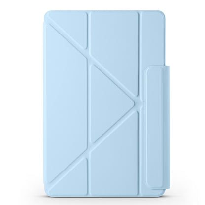 For Huawei MatePad Pro 13.2 2023 Fixed Buckle Magnetic Deformation Leather Tablet Case(Ice Blue) - Huawei by buy2fix | Online Shopping UK | buy2fix