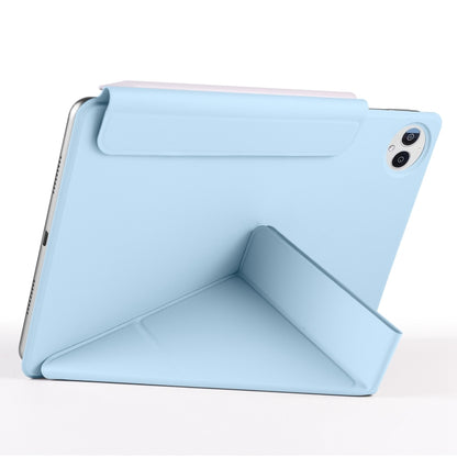 For Huawei MatePad Pro 13.2 2023 Fixed Buckle Magnetic Deformation Leather Tablet Case(Ice Blue) - Huawei by buy2fix | Online Shopping UK | buy2fix