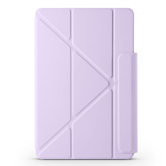 For Huawei MatePad Pro 13.2 2023 Fixed Buckle Magnetic Deformation Leather Tablet Case(Purple) - Huawei by buy2fix | Online Shopping UK | buy2fix