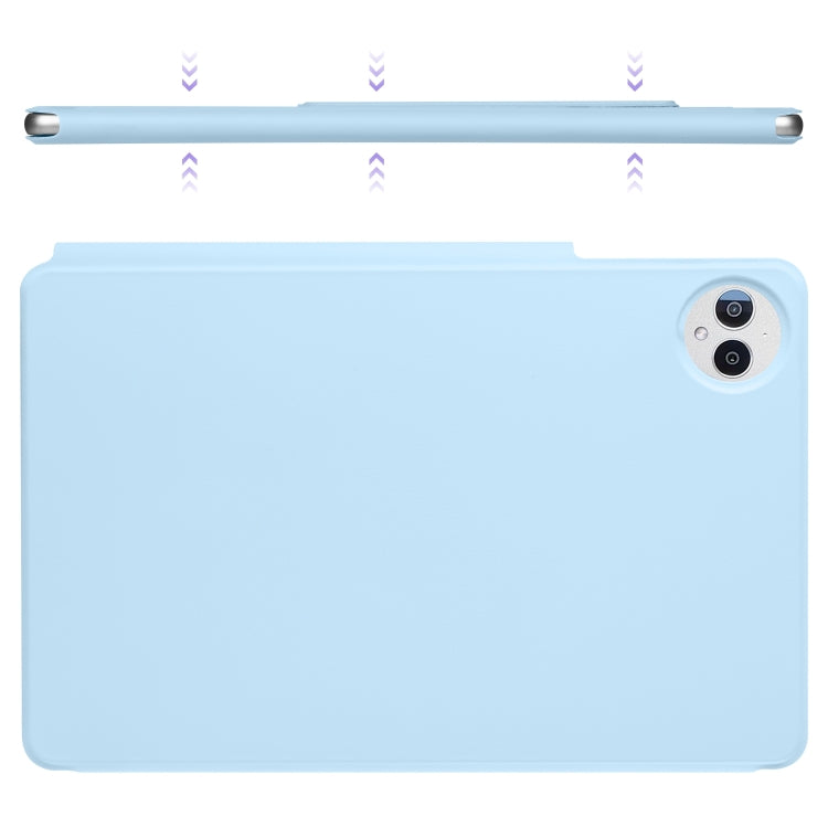 For Huawei MatePad Pro 12.2 2024 Fixed Buckle Magnetic Deformation Leather Tablet Case(Ice Blue) - Huawei by buy2fix | Online Shopping UK | buy2fix