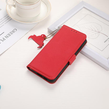 For Samsung Galaxy S25 Edge 5G Side-Magnetic TJ Genuine Leather RFID Phone Case(Red) - Galaxy S25 Edge 5G Cases by buy2fix | Online Shopping UK | buy2fix