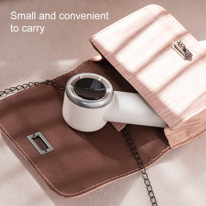 N603 HD Digital Display Handheld Turbine Fan(White) by buy2fix