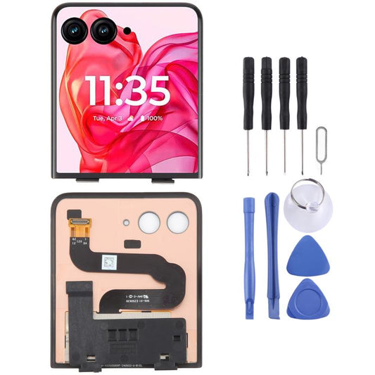 For Motorola Razr 50 Ultra Original LCD Secondary Screen with Digitizer Full Assembly - LCD Screen by buy2fix | Online Shopping UK | buy2fix