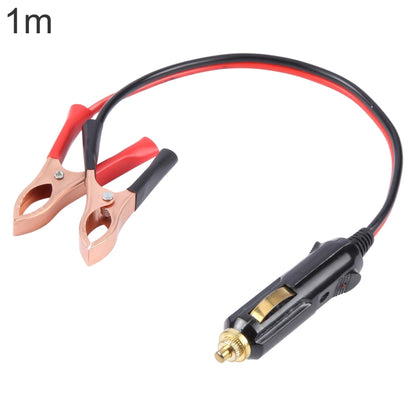 1m Car Battery Charging Crocodile Clip to Cigarette Lighter Connection Cable by buy2fix