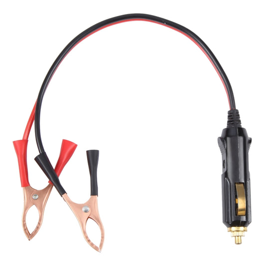 1m Car Battery Charging Crocodile Clip to Cigarette Lighter Connection Cable - Booster Cable & Clip by buy2fix | Online Shopping UK | buy2fix