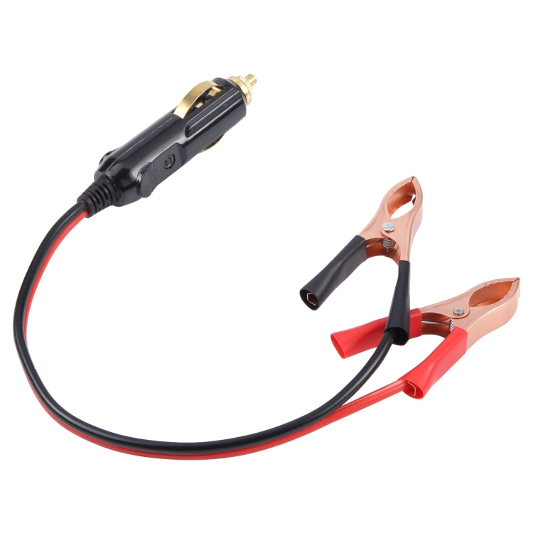1m Car Battery Charging Crocodile Clip to Cigarette Lighter Connection Cable by buy2fix