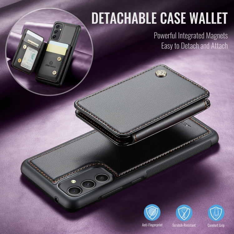For Samsung Galaxy A54 5G JEEHOOD J05 Business Magnetic Style RFID Leather Phone Case(Black) - Galaxy Phone Cases by JEEHOOD | Online Shopping UK | buy2fix