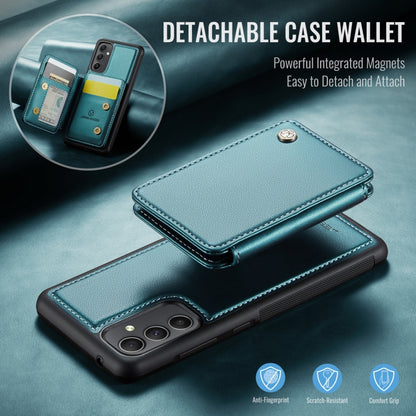 For Samsung Galaxy A54 5G JEEHOOD J05 Business Magnetic Style RFID Leather Phone Case(Blue Green) - Galaxy Phone Cases by JEEHOOD | Online Shopping UK | buy2fix