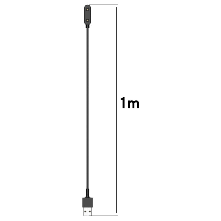 For Mitu Smart Kids Watch 7A / Mibro T6 / T6C Magnetic Charging Cable with Charging Protection, Length: 1m(Black) - Charger by buy2fix | Online Shopping UK | buy2fix