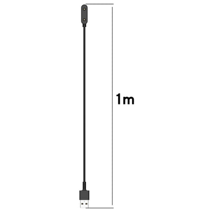 For Mitu Smart Kids Watch 7A / Mibro T6 / T6C Magnetic Charging Cable with Charging Protection, Length: 1m(Black) - Charger by buy2fix | Online Shopping UK | buy2fix