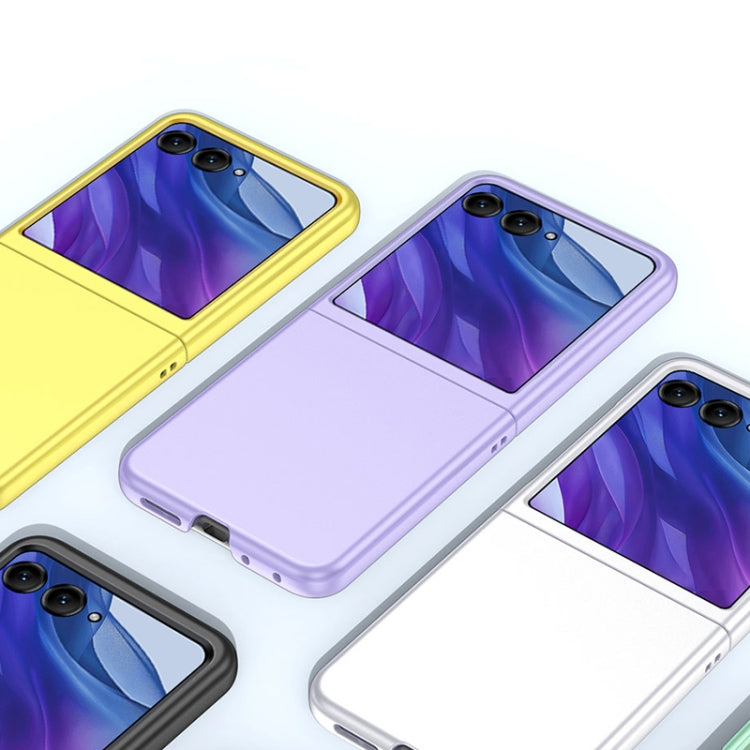 For Motorola Razr 50 Ultra Fuel Injection PC Skin Feel Phone Case(Purple) by buy2fix