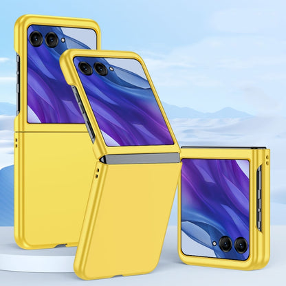 For Motorola Razr 50 Ultra Fuel Injection PC Skin Feel Phone Case(Yellow) - Motorola Cases by buy2fix | Online Shopping UK | buy2fix
