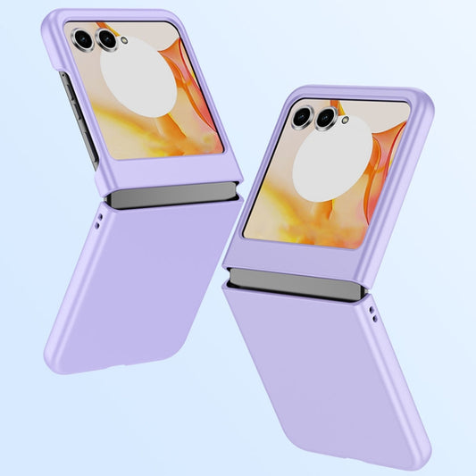 For Motorola Razr 50 Fuel Injection PC Skin Feel Phone Case(White) - Motorola Cases by buy2fix | Online Shopping UK | buy2fix
